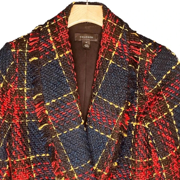 Halogen Shawl Collar Tweed Blazer - Picture 5 of 14
